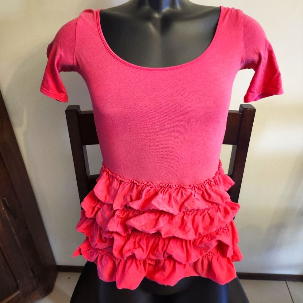 Betsey Johnson ruffled top- size small